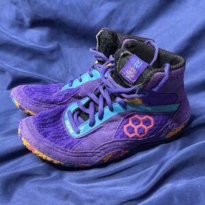 Rudis Alpha Purple And Confetti Wrestling Shoes Big Kids Size 4
